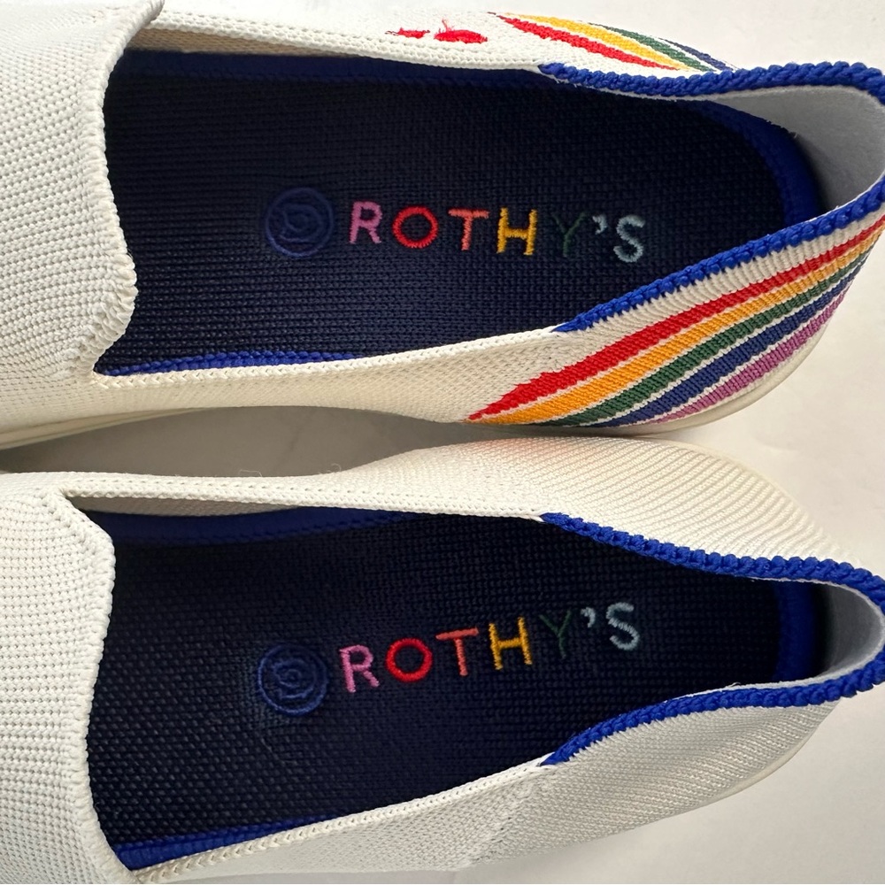 Rothy's The Sneaker SF Pride Rainbow Limited Edition 9.5 - Picture 13 of 14